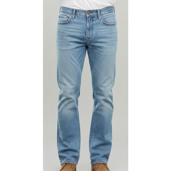 American Eagle Men's 30 x 36 Light Wash "Original Bootcut" Cotton Denim Jeans - Picture 1 of 7